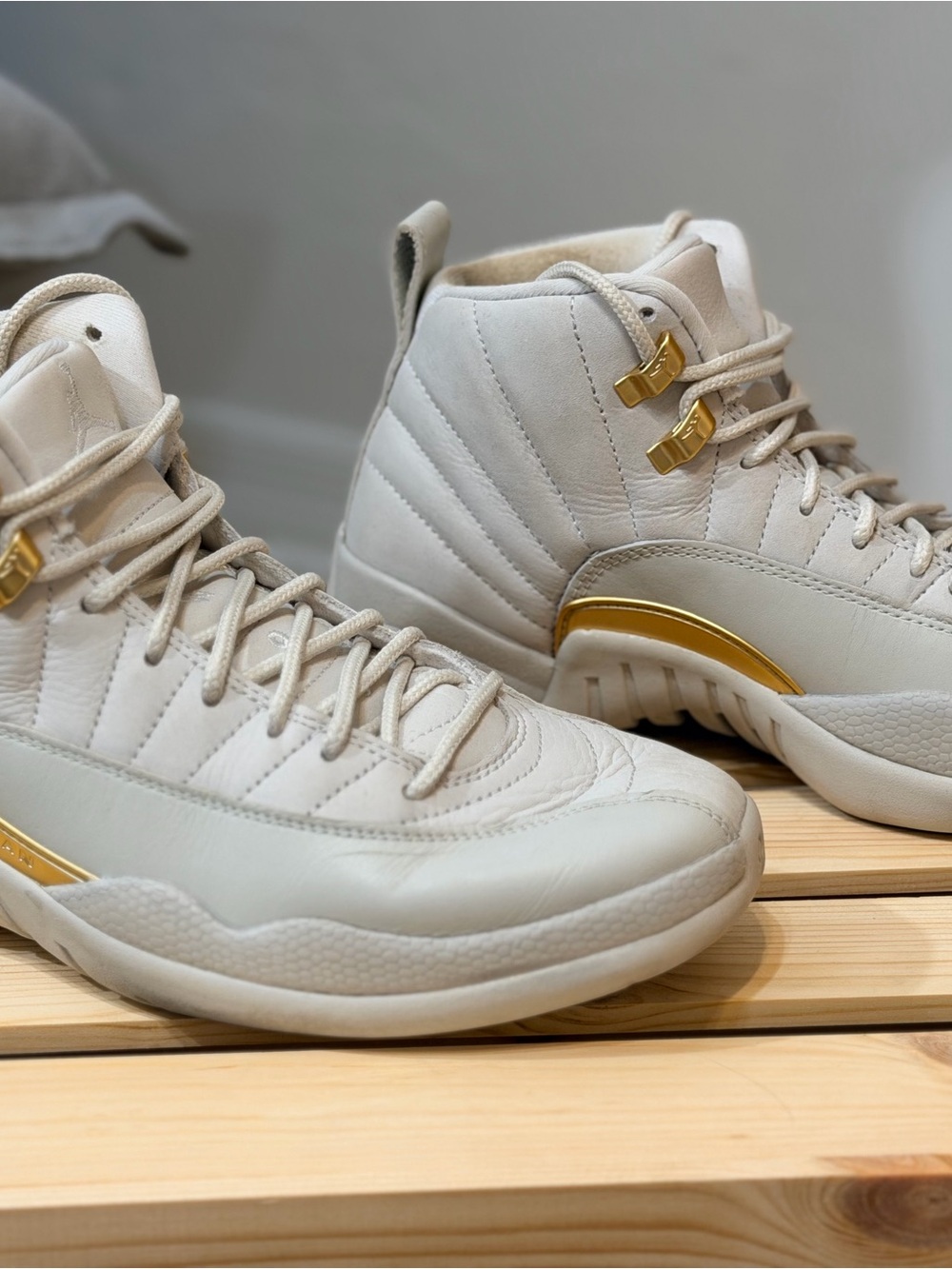 Women’s Air Jordan 12 Retro “Phantom” sneakers.